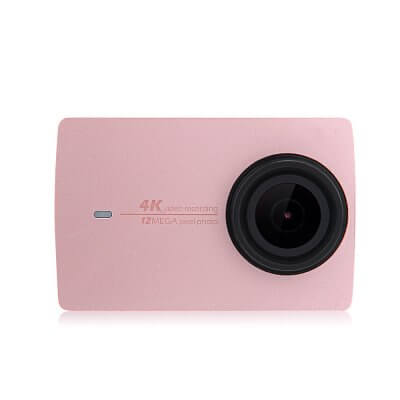 Экшн-камера+монопод с пультом Xiaomi Yi 4k Action Camera (розовый) - 2
