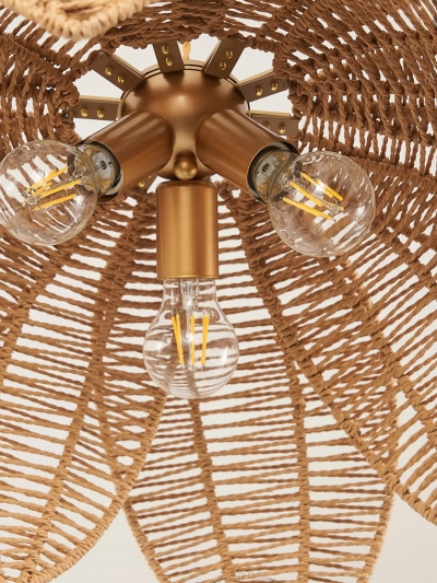 Люстра веревочная в форме цветка Bloom Knot-4