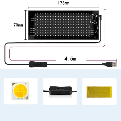 Светодиодный гибкий LED-экран Lumière, 7х17 см-3