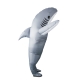 Фото: Надувной карнавальный костюм Акула, серый FZ1758 Надувной карнавальный костюм Акула, серый FZ1758